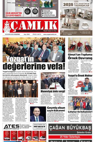 Yozgat Çamlık Gazetesi 06-11-2025
