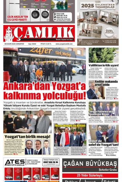 Yozgat Çamlık Gazetesi 08-11-2025