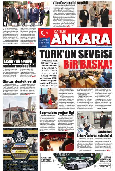 Çamlık Ankara Gazetesi 12-11-2025