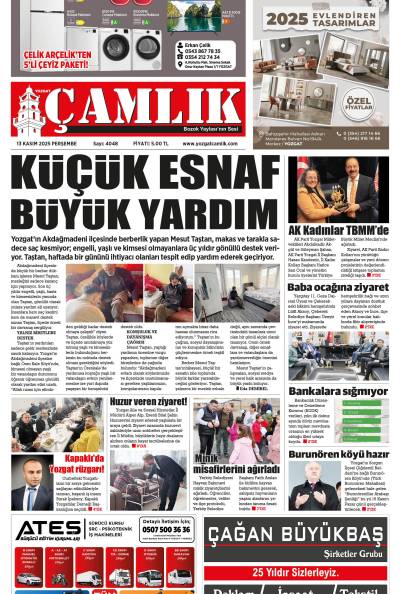 Yozgat Çamlık Gazetesi 13-11-2025