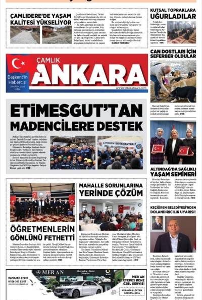 Çamlık Ankara Gazetesi 29-11-2024