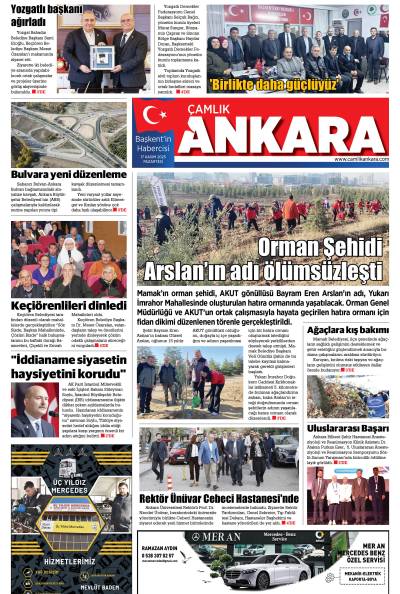 Çamlık Ankara Gazetesi 17-11-2025