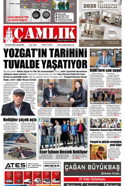 Yozgat Çamlık Gazetesi 19-11-2025