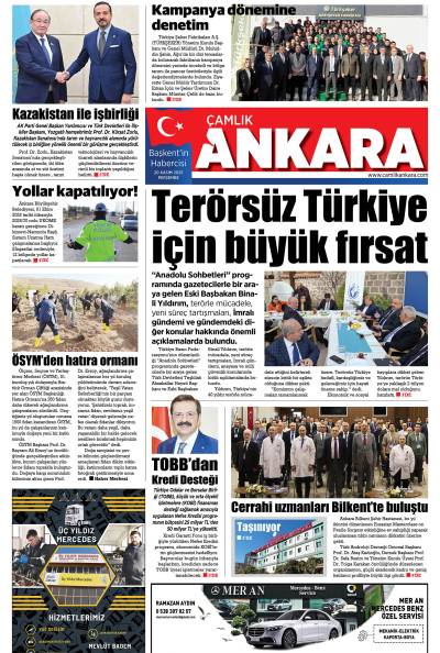 Çamlık Ankara Gazetesi 20-11-2025