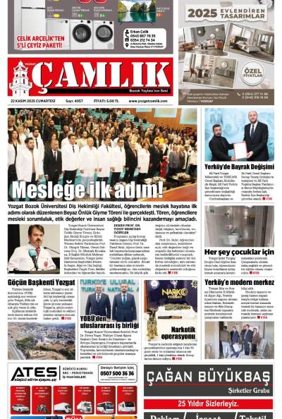 Yozgat Çamlık Gazetesi 22-11-2025