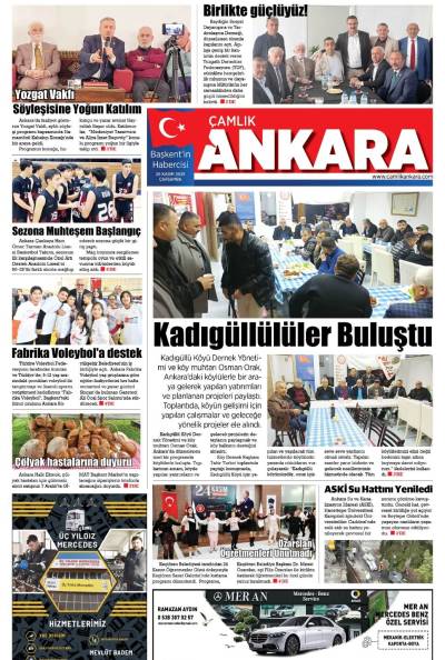 Çamlık Ankara Gazetesi 26-11-2025
