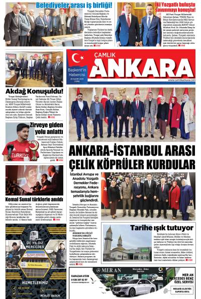 Çamlık Ankara Gazetesi 28-11-2025