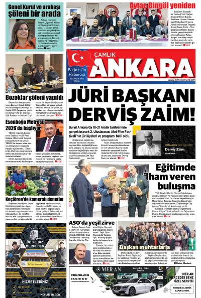 Çamlık Ankara Gazetesi 12-12-2025