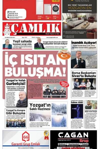 Yozgat Çamlık Gazetesi 03-12-2024