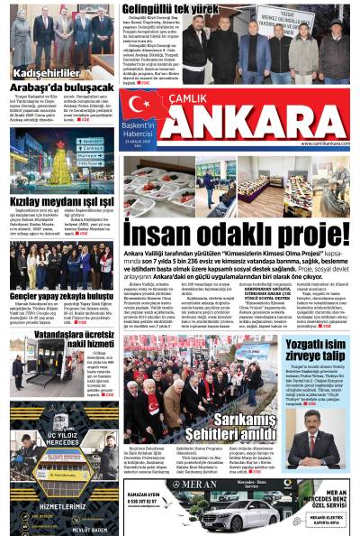 Çamlık Ankara Gazetesi 23-12-2025