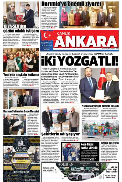 Çamlık Ankara Gazetesi 01-01-2026