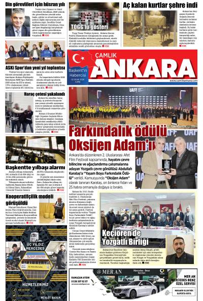 Çamlık Ankara Gazetesi 02-01-2026