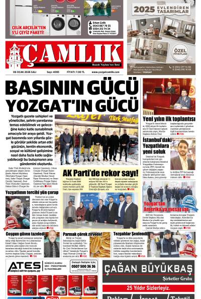 Yozgat Çamlık Gazetesi 06-01-2026