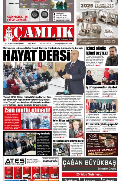 Yozgat Çamlık Gazetesi 07-01-2026