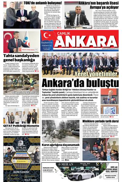 Çamlık Ankara Gazetesi 14-01-2026