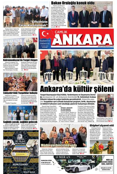 Çamlık Ankara Gazetesi 15-01-2026