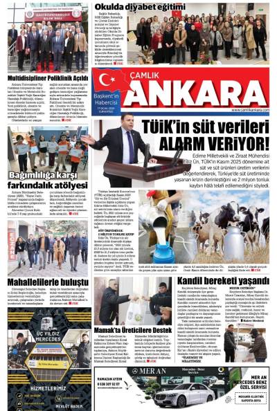 Çamlık Ankara Gazetesi 17-01-2026
