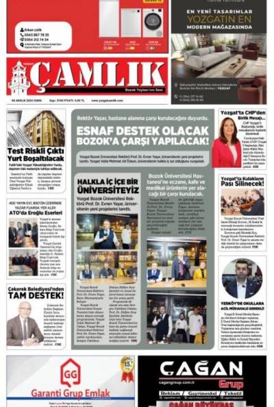 Yozgat Çamlık Gazetesi 6-12-2024
