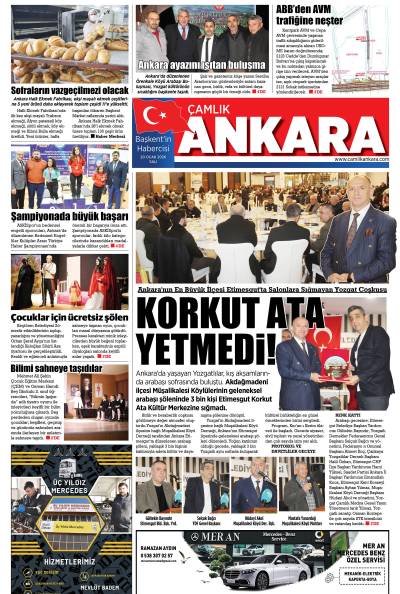 Çamlık Ankara Gazetesi 20-01-2026