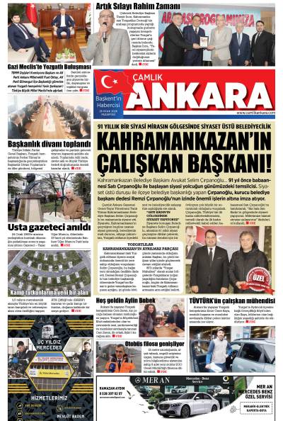 Çamlık Ankara Gazetesi 26-01-2026