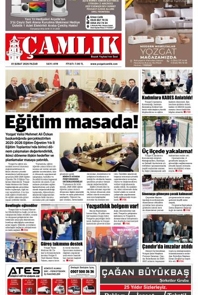Yozgat Çamlık Gazetesi 01-02-2026
