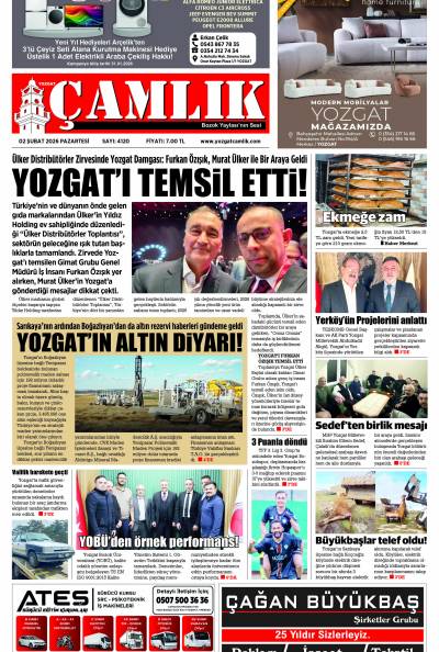 Yozgat Çamlık Gazetesi 02-02-2026