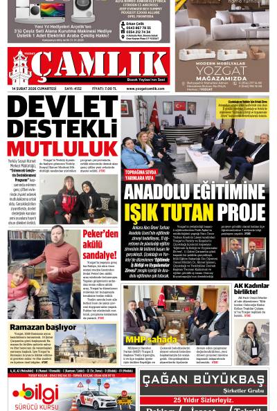 Yozgat Çamlık Gazetesi 14-02-2026