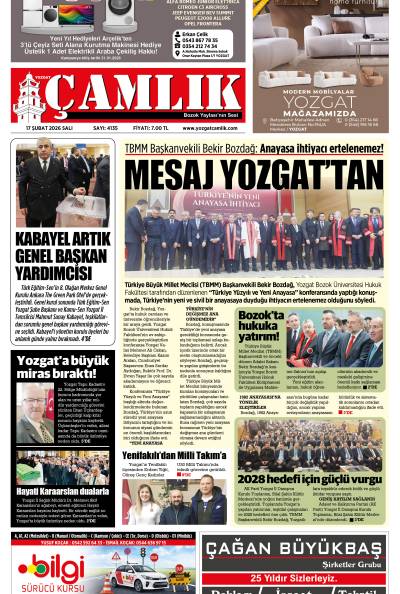 Yozgat Çamlık Gazetesi 17-02-2026
