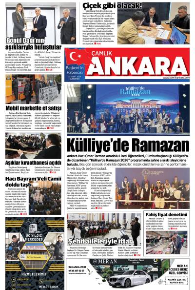 Çamlık Ankara Gazetesi 21-02-2026