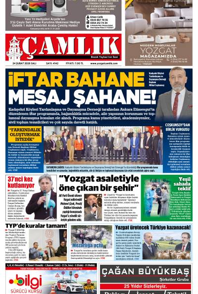 Yozgat Çamlık Gazetesi 24-02-2026