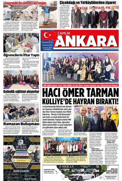 Çamlık Ankara Gazetesi 25-02-2026