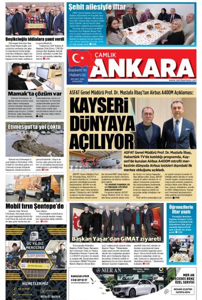 Çamlık Ankara Gazetesi 28-02-2026