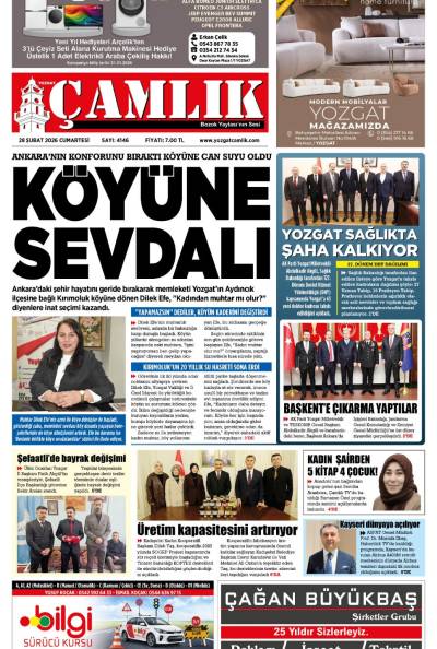 Yozgat Çamlık Gazetesi 28-02-2026