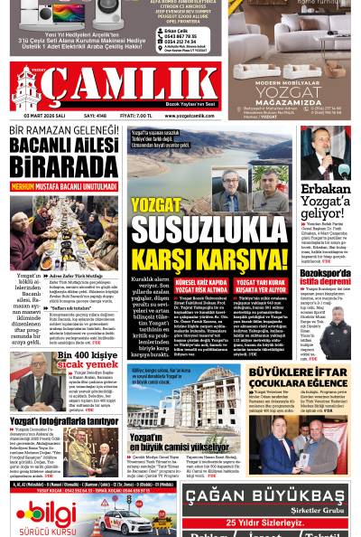 Yozgat Çamlık Gazetesi 03-03-2026