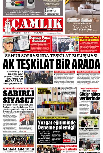Yozgat Çamlık Gazetesi 05-03-2026
