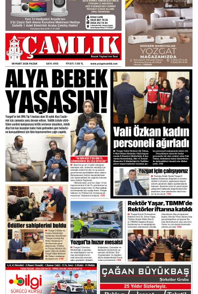 Yozgat Çamlık Gazetesi 08-03-2026