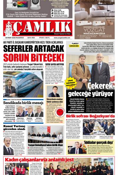 Yozgat Çamlık Gazetesi 09-03-2026