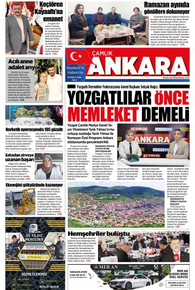 Çamlık Ankara Gazetesi 10-03-2026