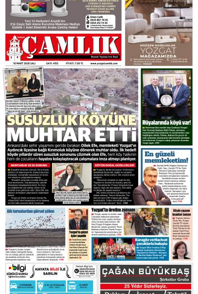Yozgat Çamlık Gazetesi 10-03-2026