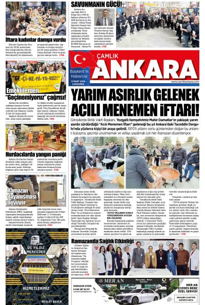 Çamlık Ankara Gazetesi 11-03-2026