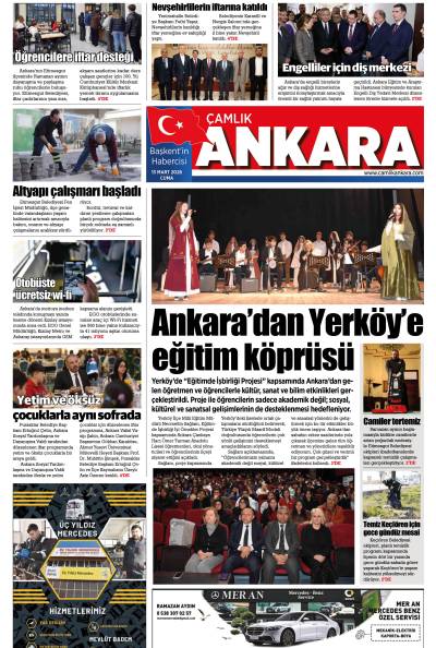 Çamlık Ankara Gazetesi 13-03-2026