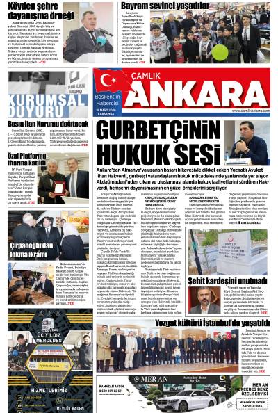 Çamlık Ankara Gazetesi 18-03-2026