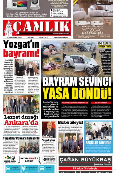 Yozgat Çamlık Gazetesi 23-03-2026