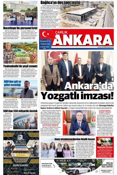 Çamlık Ankara Gazetesi 24-03-2026