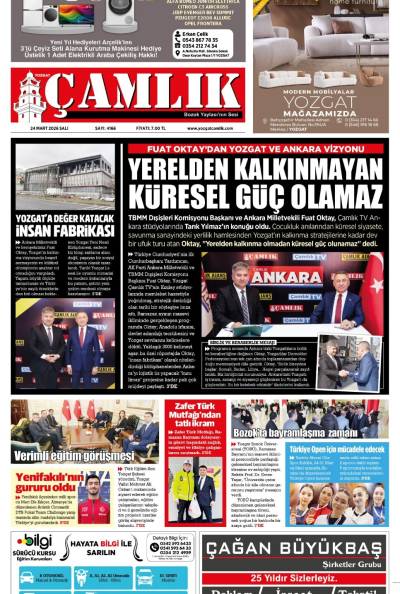 Yozgat Çamlık Gazetesi 24-03-2026