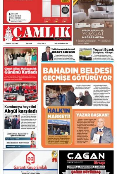 Yozgat Çamlık Gazetesi 13-12-2024