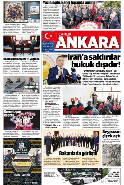 Çamlık Ankara Gazetesi 27-03-2026