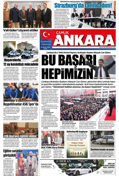 Çamlık Ankara Gazetesi 03-04-2026