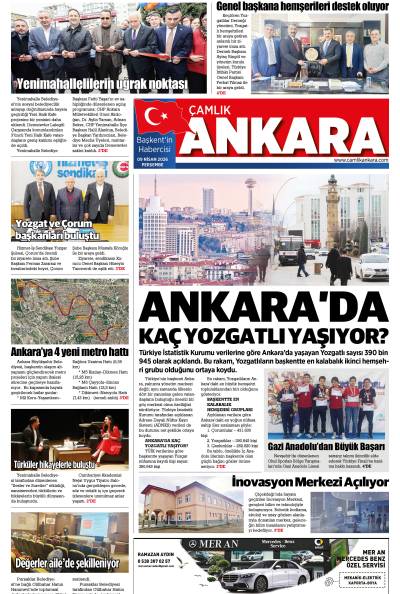 Çamlık Ankara Gazetesi 09-04-2026