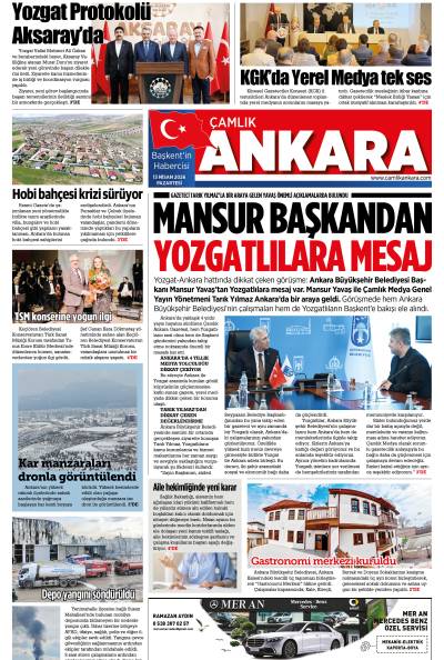 Çamlık Ankara Gazetesi 13-04-2026